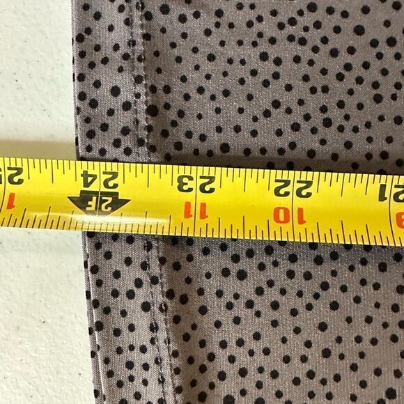 Anne Klein grey and black dotted blouse - Picture 8 of 8